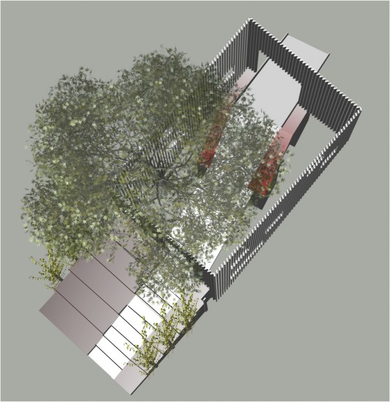 Cultural Laboratory for St Matthews School Cambridge designed by public works for 30 Bird's interdisciplinary project MUD (Front view)